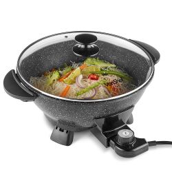 oala-electrica-vonshef-2000059-capacitate-5l-vas-ceramic-interior-din-aluminiu-5429-1 Wok Electric VonShef 5L 1400W cu Vas Ceramic Non-stick și Temperatură Reglabilă - imagine 1