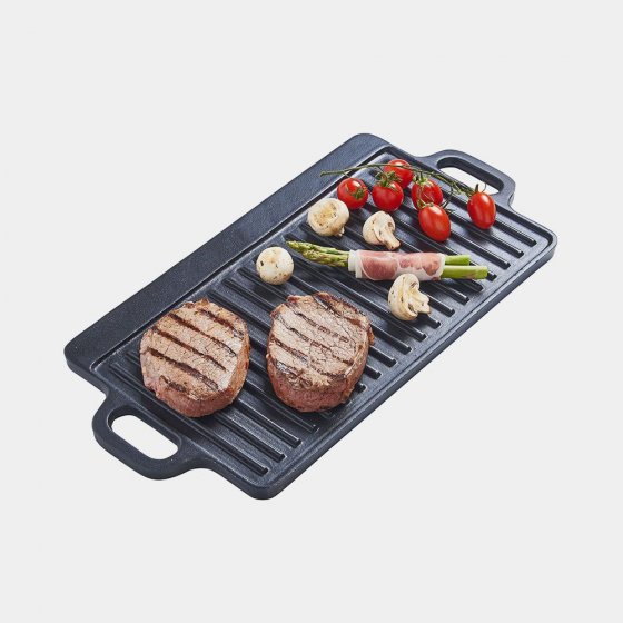 gratar-reversibil-din-fonta-pentru-aragaz-vonshef-1500105-dimensiune-46x22cm-negru-7327-1 Gratar reversibil din fonta pentru aragaz VonShef 46x22cm, negru, design multifunctional, ideal pentru gatit sanatos - imagine 1