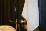 Set 10 Prosoape Hoteliere 30x50cm Bumbac Pakistanez 500g/mp Alb Optic Greek Border - imagine 2