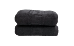 Set Prosoape Negre 50x90cm 100% Bumbac Greek Border, 500g/mp - Lux și Confort în Baie - imagine 3
