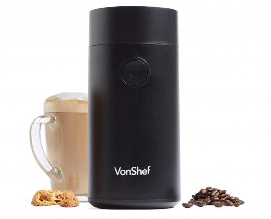 rasnita-de-cafea-vonshef-2000147-putere-150w-capacitate-60g-pentru-pana-la-4-cesti-de-cafea-capac-transparent-cu-blocare-de-siguranta-lame-din-otel-inoxidabil-6843-1 Rasnita de cafea VonShef 2000147, 150W, 60g, lame inox, capac transparent cu blocare siguranta - imagine 1