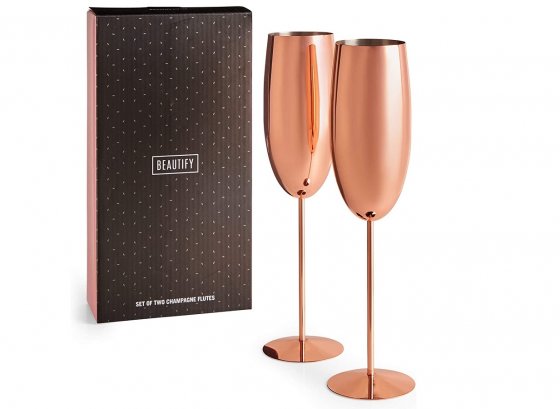 set-2-pahare-tip-fluta-pentru-prosecco-si-sampanie-vonshef-1000205-fabricate-din-otel-inoxidabil-si-cupru-5984-1 Set 2 Pahare Flută Prosecco și Șampanie VonShef din Oțel Inoxidabil și Cupru - imagine 1