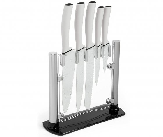 set-5-cutite-ceramice-cu-suport-vonshef-1500032-lama-antiaderenta-din-otel-inoxidabil-cu-manere-ergonomice-suport-acrilic-transparent-6667-1 Set 5 cutite ceramice VonShef cu suport acrilic, lame antiaderente din otel inoxidabil, manere ergonomice - imagine 1
