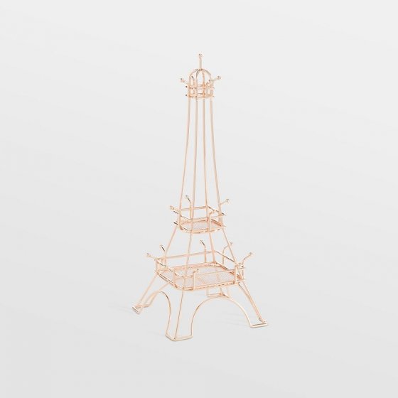 suport-de-bijuterii-din-metal-auriu-in-forma-de-turn-beautify-4000067-6097-1 Suport Bijuterii Metal Auriu Turn Beautify 4000067 Elegant si Funcțional - imagine 1