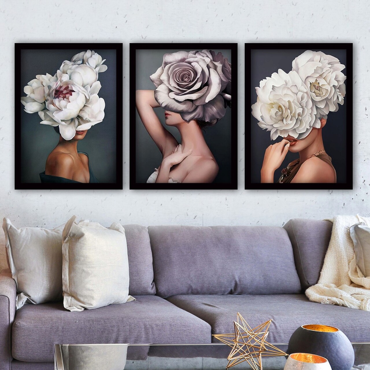 Set 3 tablouri decorative