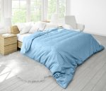 Pilota Alcam Damasc Bleu Ciel 180x200 cm