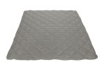 Pilota Alcam Damasc Grey 200x220 cm cu umplutura din lana, 300 g/mp pentru un somn confortabil - imagine 4