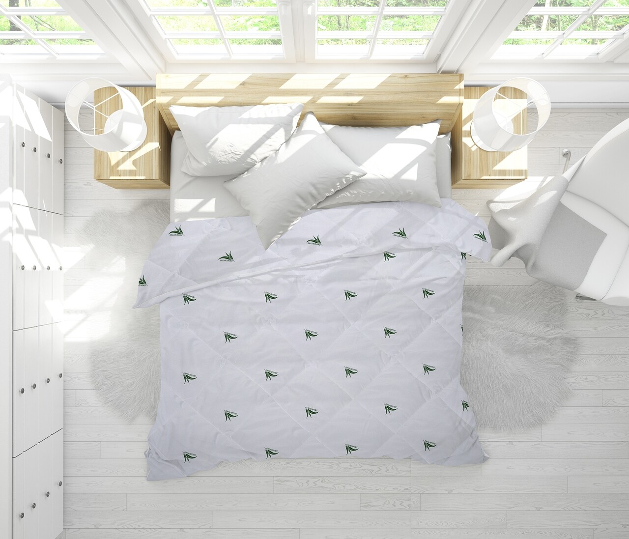 Pilota Eucalyptus Sense microfibra matlasata