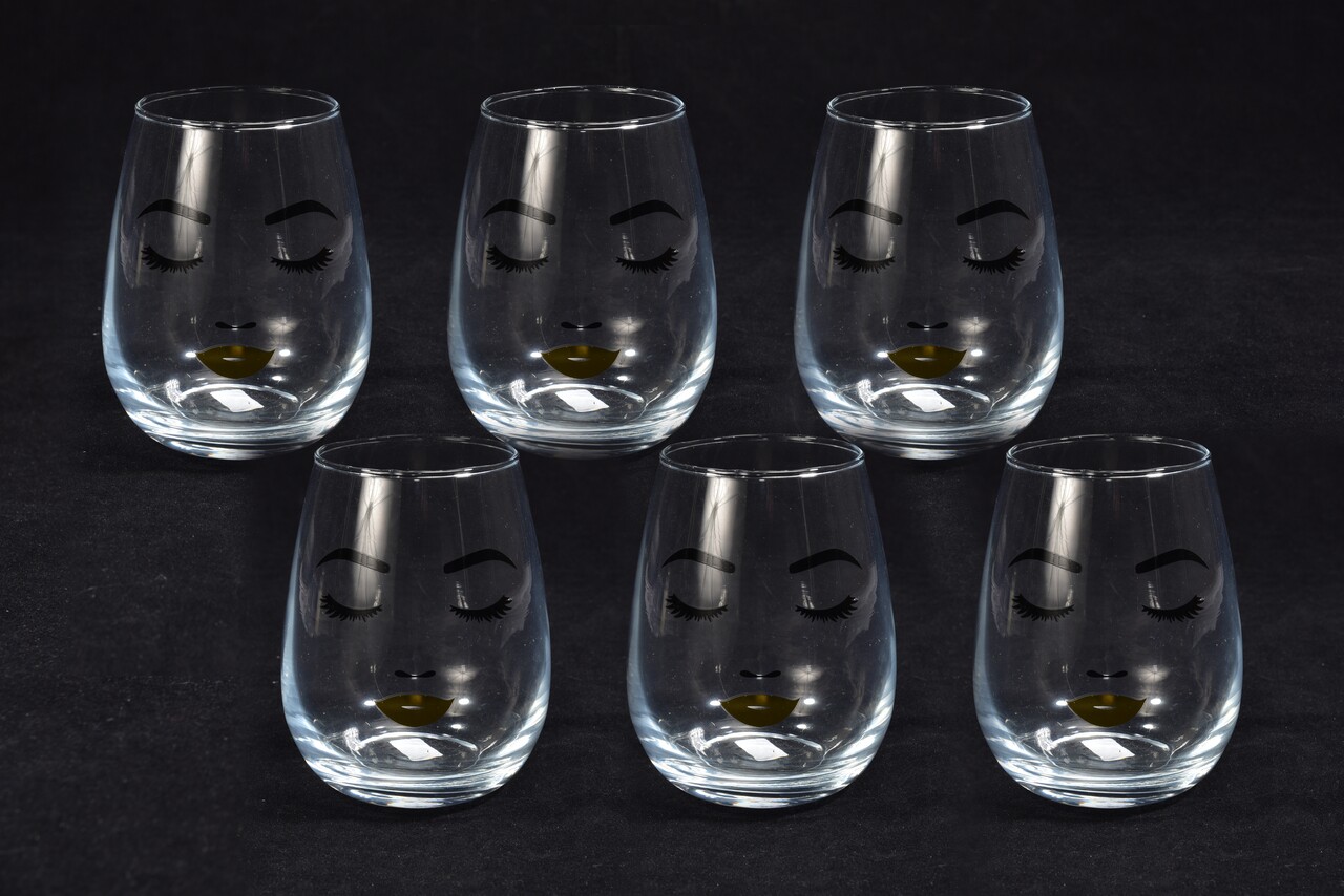 Set 6 pahare Face