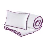 Set Alcam perna microfibra 50x70 cm si pilota matlasata 140x200 cm