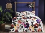 Lenjerie de pat Alessa TAC din bumbac satinat deluxe antisifonare, 100% bumbac natural, design modern