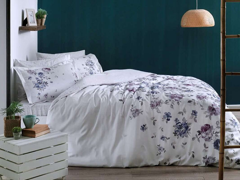 lenjerie-bumbac-satinat-tac-zaira-lila-mako Lenjerie de pat Zaira lila TAC Bumbac Satinat DELUXE Antisifonare Design Modern - imagine 1