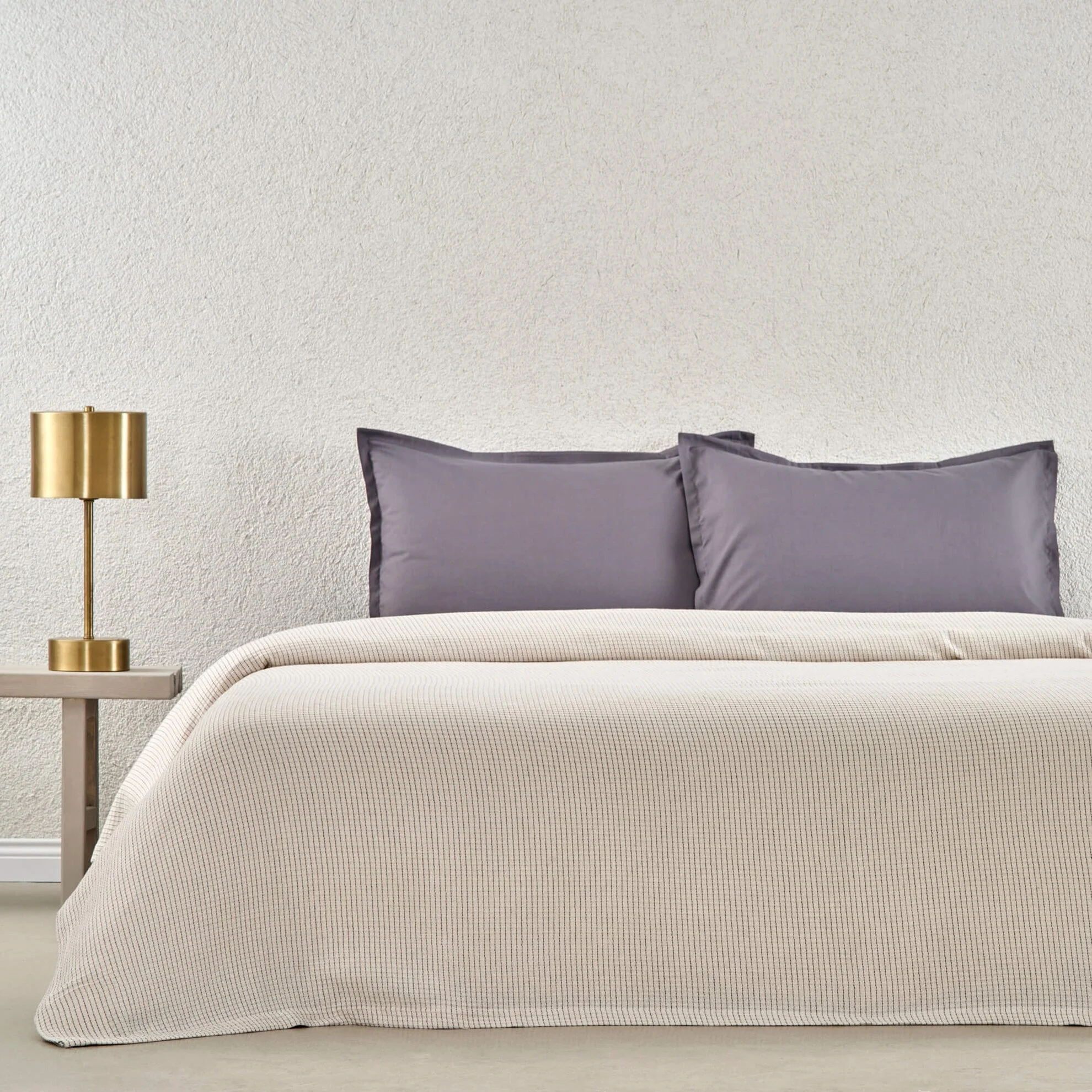 0083175_tac-plain-bmr-cift-kisilik-private-set-gri Set Lenjerie Gri Bumbac Bamboo TAC 220x240 cm Antisifonare - imagine 1