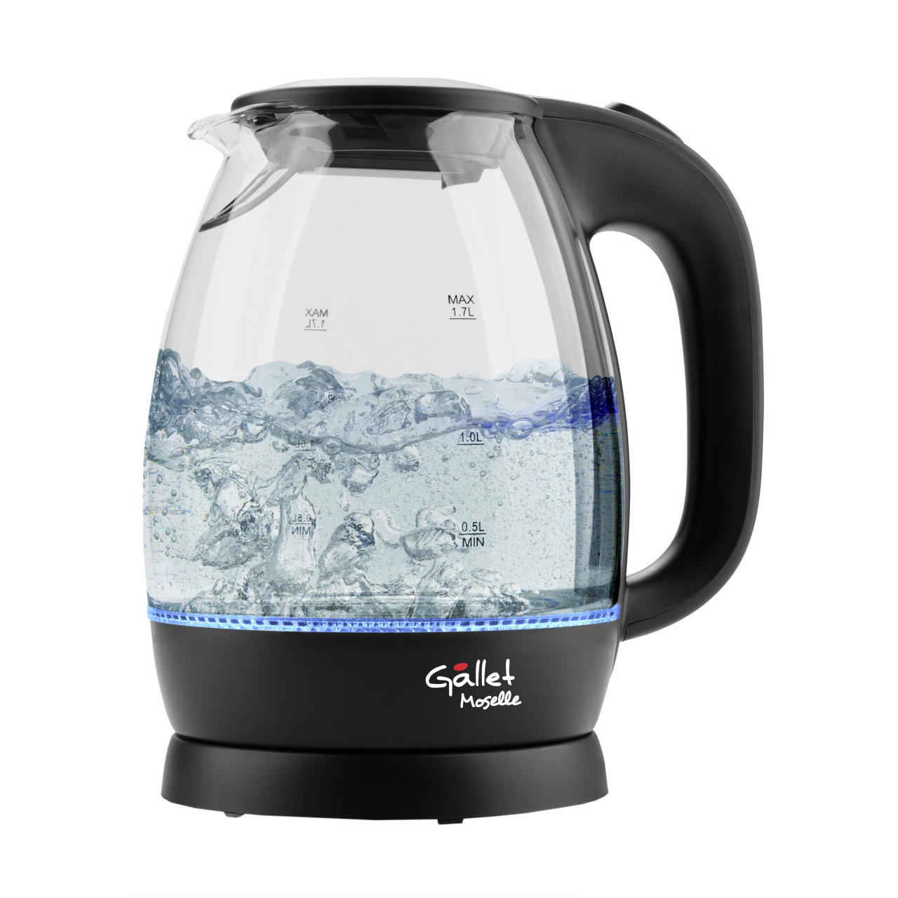 Cana electrica fierbator GALLET BOU786 Cana electrică fierbător GALLET BOU786 1.7L 2200W sticlă cu iluminare interioară - imagine 1