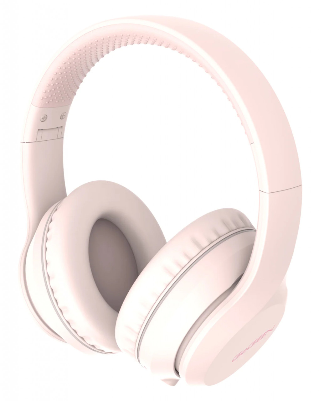 Casti audio fara fir GoGEN HBTM 43P Casti audio wireless GoGEN HBTM 43P Bluetooth 5.0 microfon roz 31 ore autonomie - imagine 1