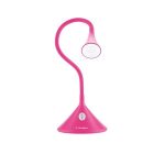 Lampa de masă GoGEN LL88P roz, eficientă și elegantă, cu gât flexibil