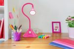 Lampa de masă GoGEN LL88P roz, eficientă și elegantă, cu gât flexibil - imagine 2