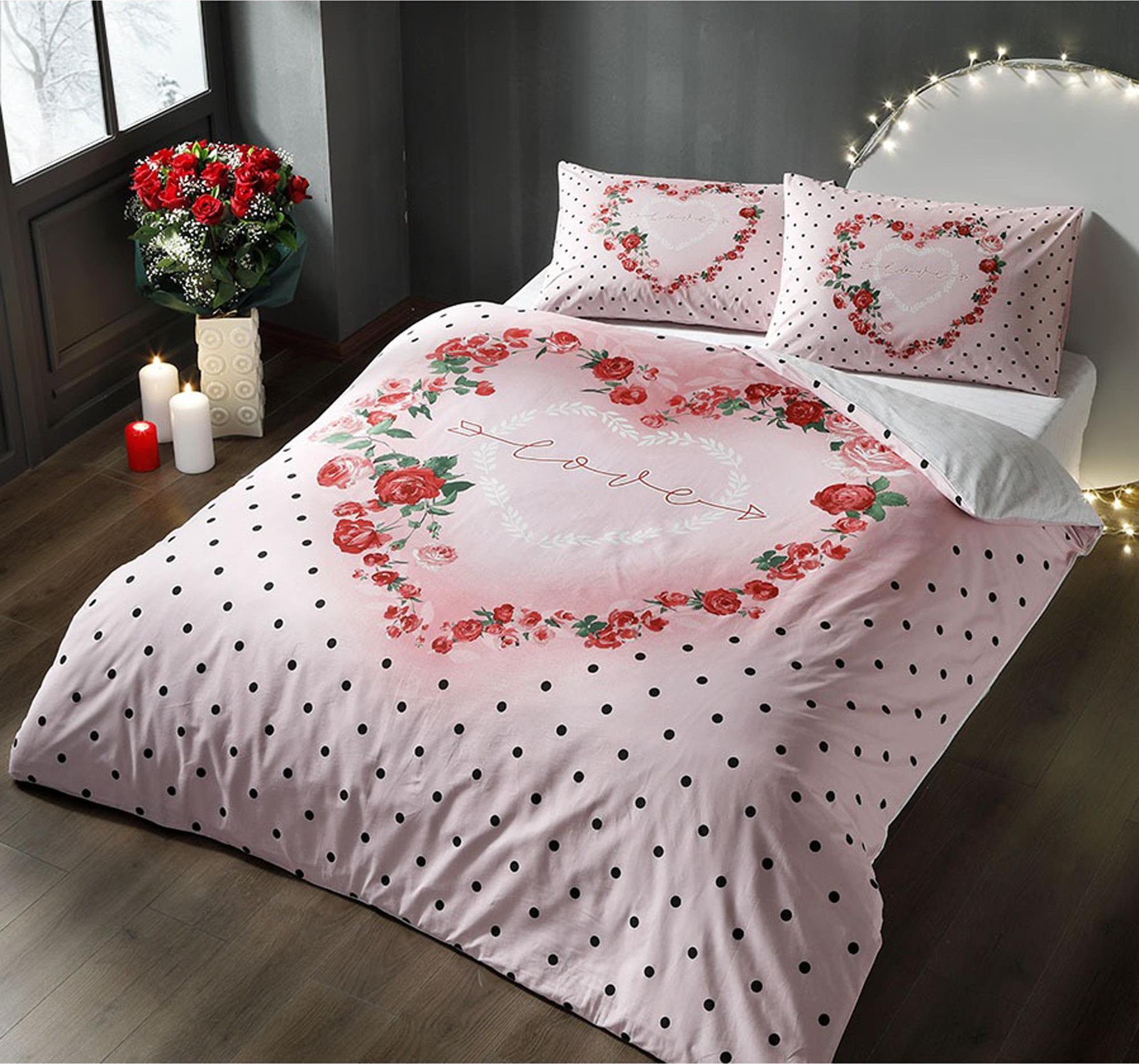lenjerie-bumbac-lover-tac-1 Lenjerie de pat fosforescenta TAC din bumbac Ranforce 200x220 cm, design modern, antisifonare - imagine 1