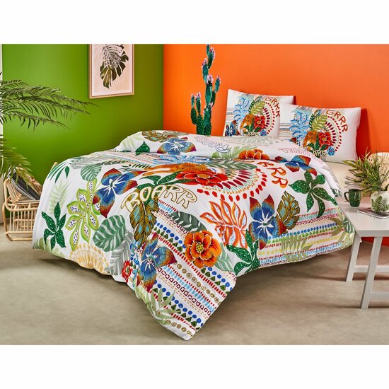 lenjerie-bumbac-ranforce-tess-tac Lenjerie de pat Tess TAC cu elastic 100% bumbac Ranforce 160x200 cm design modern antisifonare - imagine 1