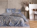 Lenjerie de pat Marilla TAC Bumbac Satinat Deluxe 200x220 cm Design Modern Antisifonare