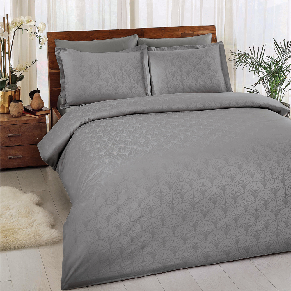 lenjerie-bumbac-satinat-cross-antracit-damasc-tac.-2 Lenjerie de pat Cross antracit 100% bumbac natural dublu mercelizat 200x220 cm TAC DELUXE - imagine 1