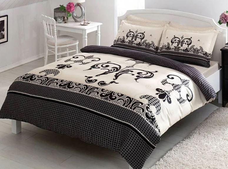 lenjerie-bumbac-satinat-deluxe-jaden-tac Lenjerie de pat Jaden TAC Bumbac Dublu Satinat DELUXE 200x220 cm Design Modern Cadou Elegant - imagine 1