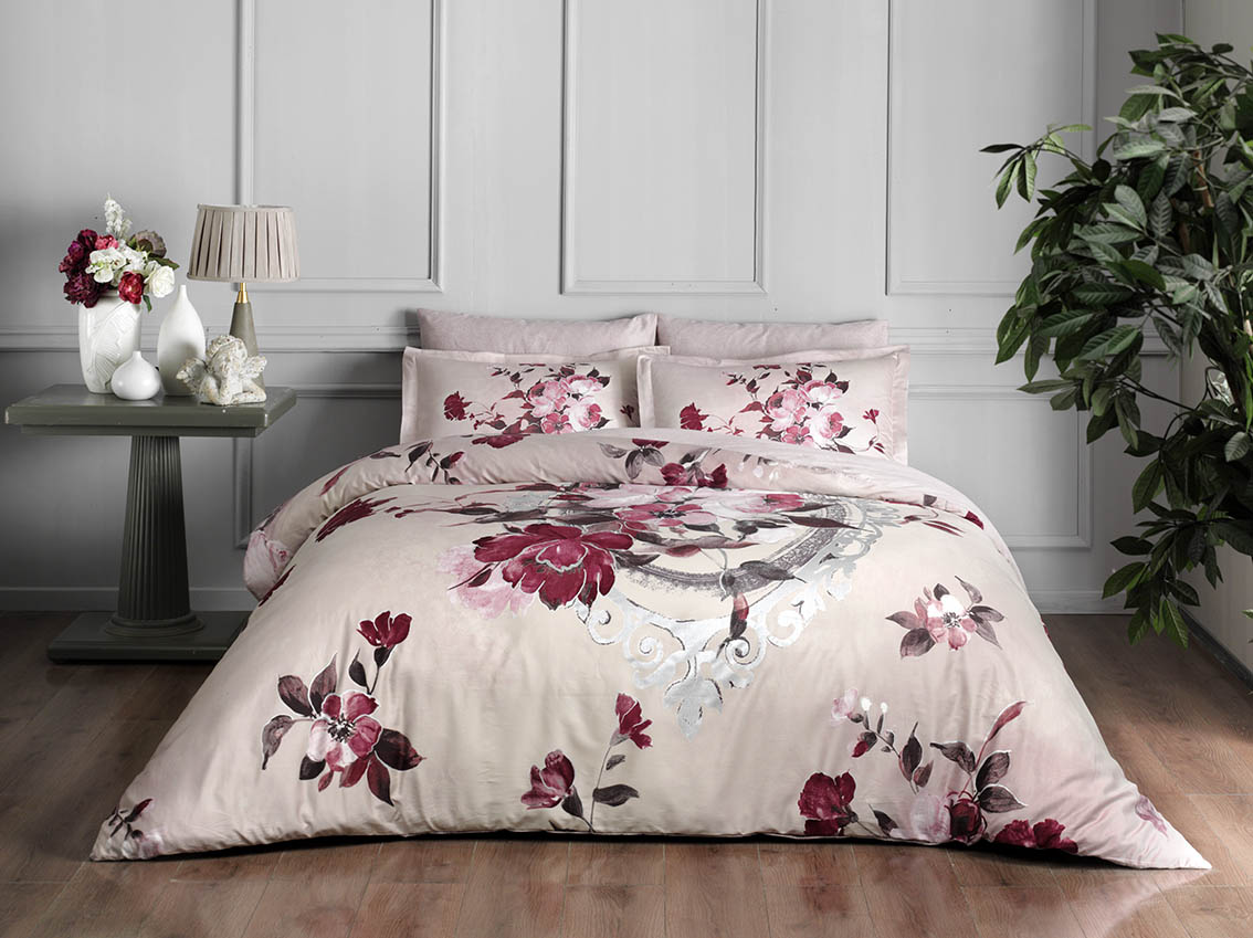 lenjerie-bumbac-satinat-deluxe-vella-bordo-tac Lenjerie de pat Vella Bordo TAC Bumbac Dublu Satinat Deluxe 200x220 cm Cadou Elegant - imagine 1