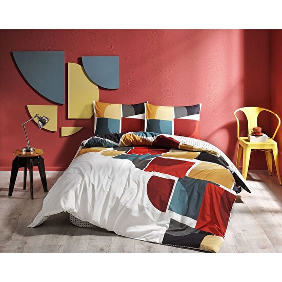 lenjerie-elastic-bumbac-tac-leo Lenjerie de pat Leo TAC cu elastic bumbac Ranforce 200x220 cm design modern antisifonare - imagine 1