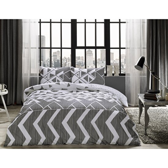 lenjerie-elastic-bumbac-tac-otto Lenjerie de pat Otto TAC cu elastic 100% bumbac Ranforce 160x200 cm design modern antisifonare - imagine 1
