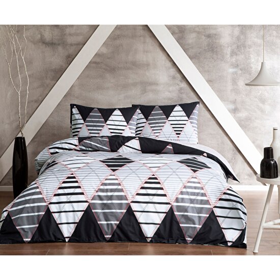 lenjerie-elastic-bumbac-tac-santos Lenjerie de pat Santos TAC cu elastic 100% bumbac Ranforce 200x220 cm design modern antisifonare - imagine 1