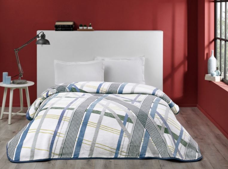 patura-tac-henry Patura pentru pat Henry TAC 220x240 cm din poliester rezistent la sifonare, decorativa si eleganta - imagine 1