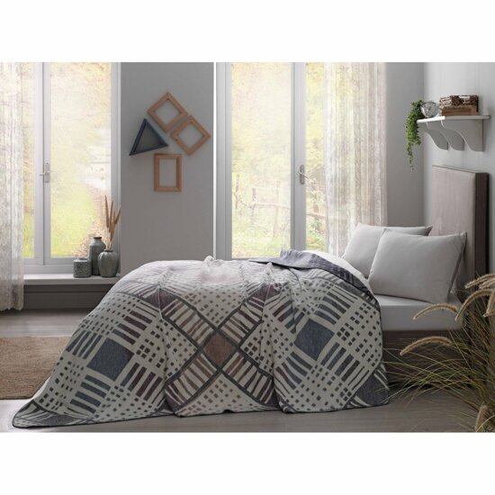 patura-tac-sidney-maro Patura pentru pat Sidney maro TAC 200 x 220 cm bumbac 50% durabilitate primavara-toamna - imagine 1