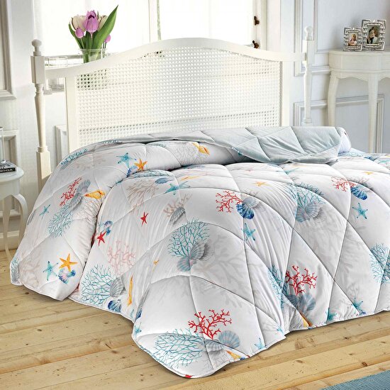 pilota-cocolino-tac-coral-dubla Pilota Polar 2 Persoane Coral TAC 195x215 cm din Poliester cu Umplutură din Fibre de Poliester, Caldă și Confortabilă - imagine 1