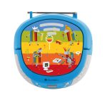Radio CD pentru copii - Karaoke Bluetooth Portabil Albastru - imagine 3