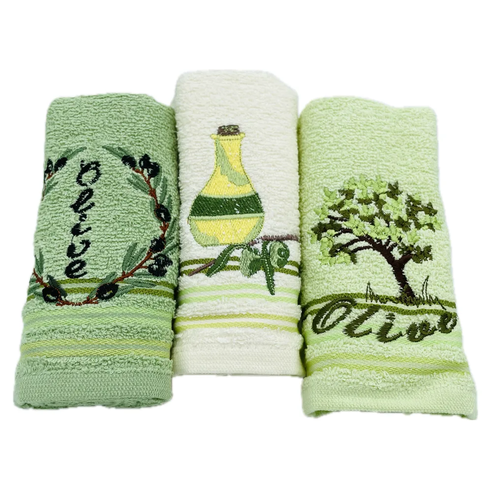 set-3-prosoape-bucatarie-olive1-gul-30x50cm-bumbac-2-jpg Set 3 prosoape bucătărie Olive 30x50cm din bumbac 100% ambalate elegant - imagine 1