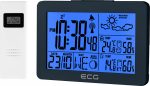 Statie meteo ECG MS 200 Grey LCD cu senzor extern wireless, prognoza vreme, ceas si alarma