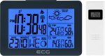Statie meteo ECG MS 200 Grey LCD cu senzor extern wireless, prognoza vreme, ceas si alarma - imagine 4