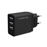 Incarcator de retea GoGEN ACH 301B 3xUSB 5V 3.1A 15.5W negru compact pentru telefon si tableta - imagine 2