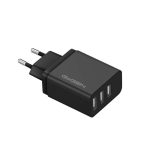 Incarcator de retea GoGEN ACH 301B 3xUSB 5V 3.1A 15.5W negru compact pentru telefon si tableta - imagine 3