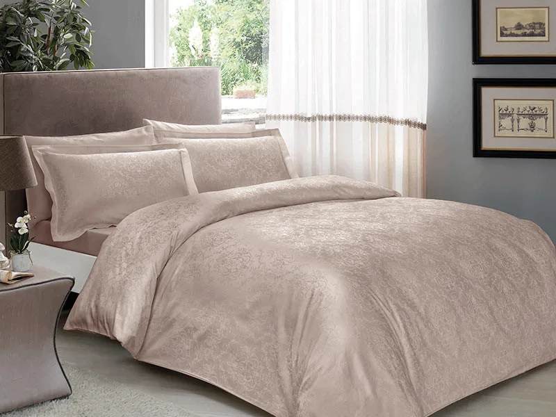 lenjerie-bumbac-satinat-daria-vizon-tac-jpg Lenjerie de pat Daria vizon 100% bumbac dublu mercelizat 200x220 cm TAC DELUXE - imagine 1