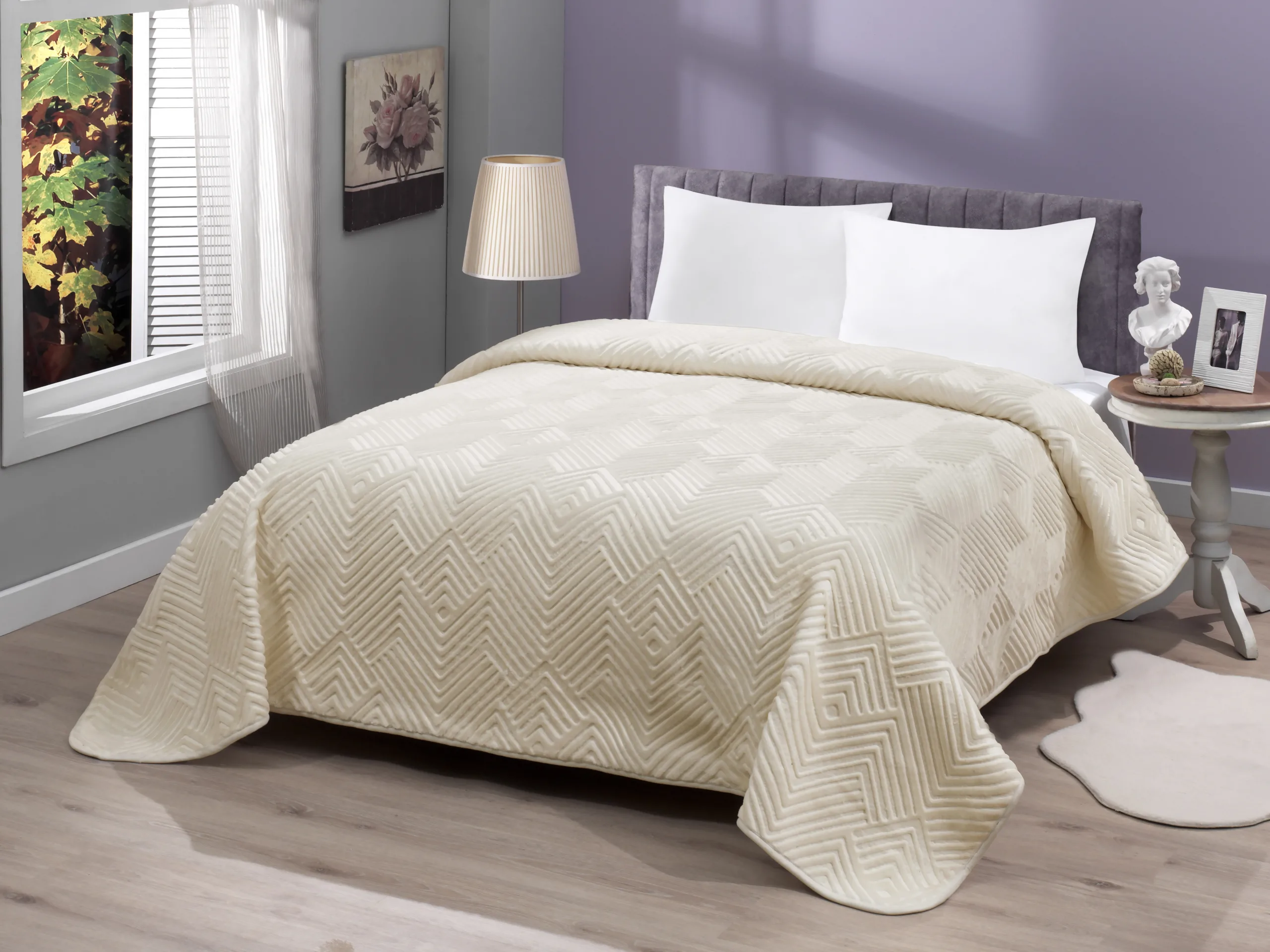 patura-embosata-prime-cocolino-555-bej-200x220cm-scaled Pătură Embosată Cocolino 200x220 cm Bej - Confort și Eleganță în Dormitor cu Microfleece Molos și Durabil - imagine 1