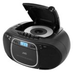 Radio JVC RC-E451B cu casetofon, player CD, Bluetooth, USB, FM, 2x1.6W RMS, negru - imagine 3