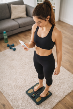 Cantar corporal SMART ETA Vital Gym , 200 Kg, Bluetooth 5.4, analiza corporala 25 parametri, aplicatie ETA Body Balance - imagine 4