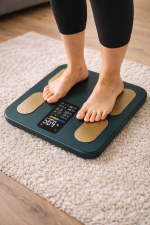Cantar corporal SMART ETA Vital Gym , 200 Kg, Bluetooth 5.4, analiza corporala 25 parametri, aplicatie ETA Body Balance - imagine 3