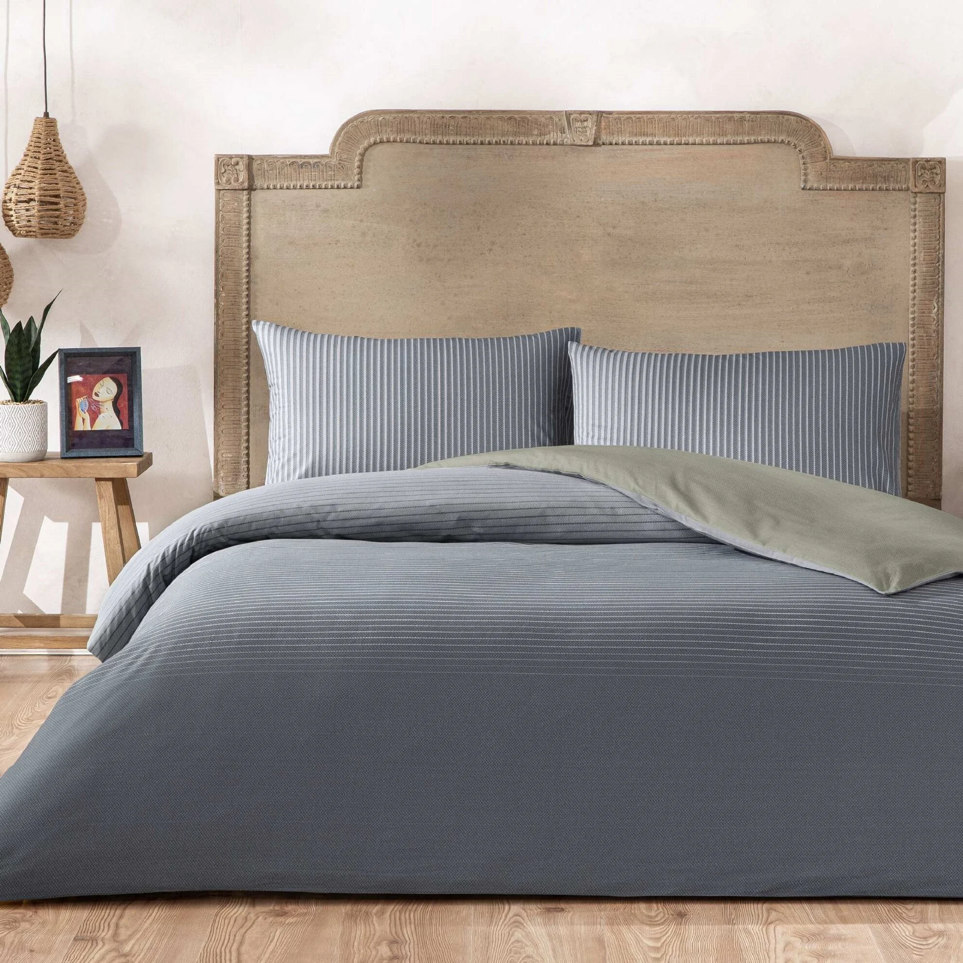 Lenjerie de pat MARWEN 200x220 cm Bumbac Ranforce TAC ,king size